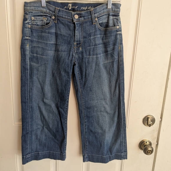 7 For All Mankind Dojo Cropped - Picture 2 of 5